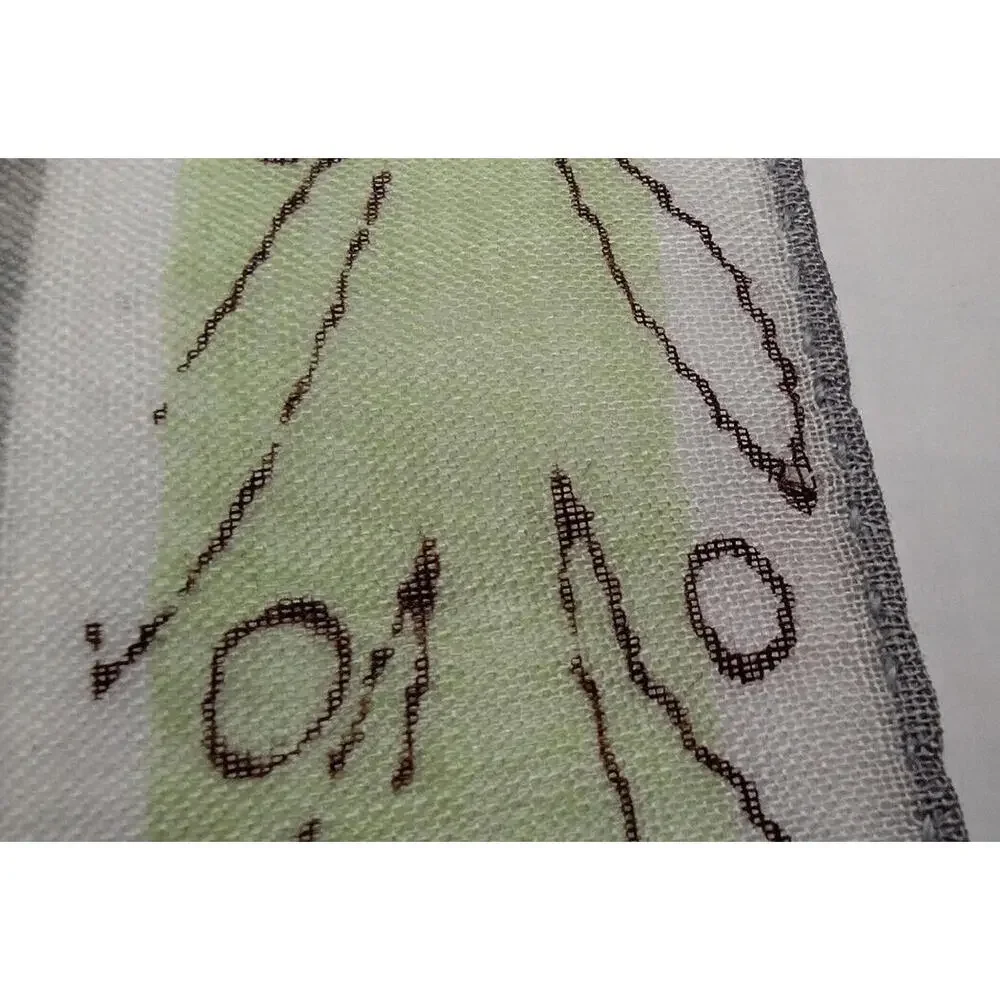Men's 1940s Buick Handkerchief Scarf Jadeite Antique Automobile Fine Thin Cotton